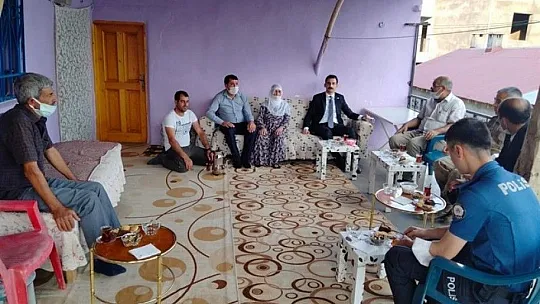 Arıcak Kaymakamı Şan, şehit yakınları ile bir araya geldi
