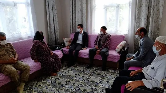 Arıcak Kaymakamı Şan, şehit yakınları ile bir araya geldi