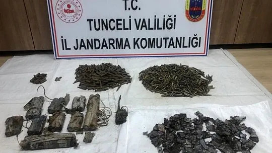 Tunceli'de teröristlerin kullandığı 5 odalı sığınak imha edildi