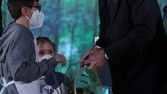 Cumhurbaşkanı Erdoğan: Cumhuriyet tarihinin en büyük ağaçlandırma seferberliğini yürütüyoruz