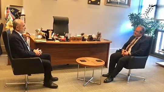 Prof. Dr. İlhan'dan Cumhurbaşkanı Başdanışmanı Topçu'ya ziyaret