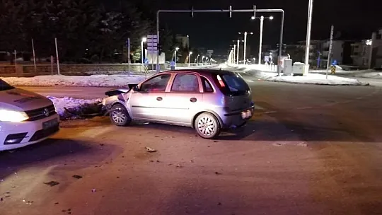 Keban Yolunda trafik kazası