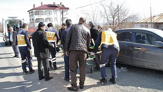 Meydana gelen trafik kazasında 4 kişi yaralandı