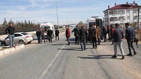 Meydana gelen trafik kazasında 4 kişi yaralandı