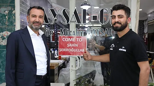 Başkan Şahin Şerifoğulları çay sözünü yerine getirdi