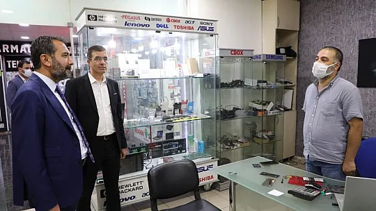 Başkan Şerifoğulları esnafı yalnız bırakmıyor