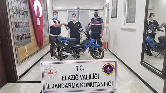Çalınan motosiklet bulunarak sahibine teslim edildi