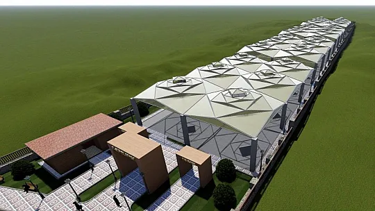 Elazığ'da Kent-Köy pazar yeri inşa çalışmaları başladı