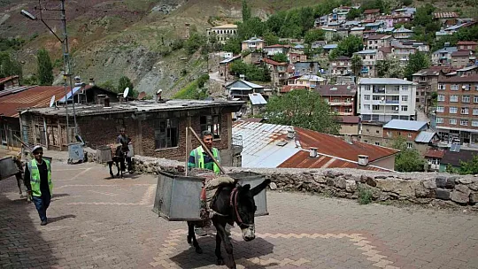 Maden'in dar sokakları 'Kadrolu eşeklere' emanet