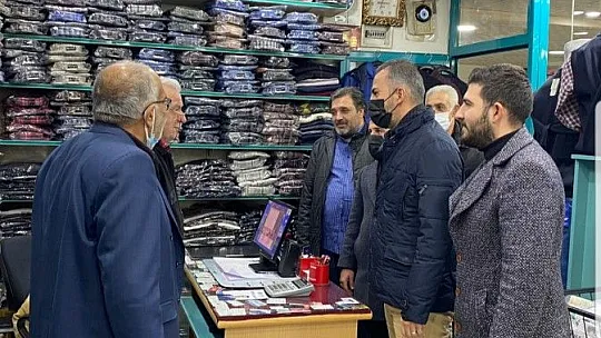 Deva Partisi esnafın nabzını tutmaya devam ediyor