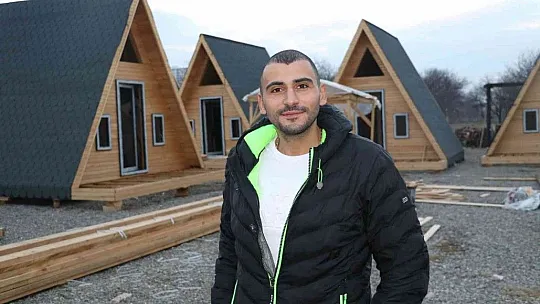 Bungalov fabrikası kurdu, taleplere yetişemiyor