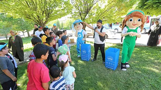 Elazığlı çocuklardan Çevre Koruma Haftası etkinliği