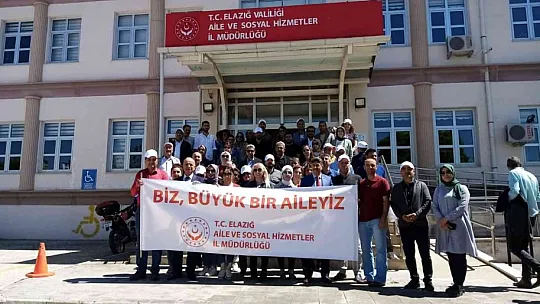 Elazığ Aile ve Sosyal Hizmetlerden farkındalık yürüyüşü