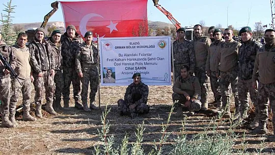 Elazığ'da bugün 23 bin fidan toprakla buluştu