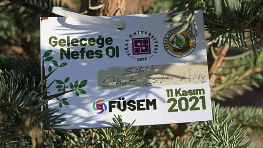 Elazığ'da bugün 23 bin fidan toprakla buluştu