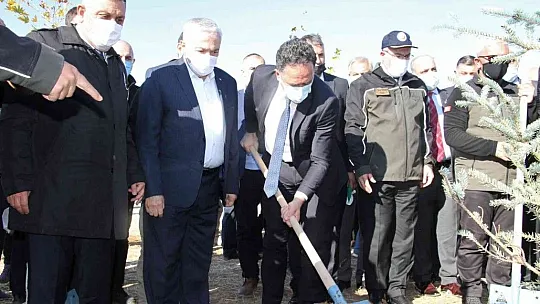 Elazığ'da bugün 23 bin fidan toprakla buluştu