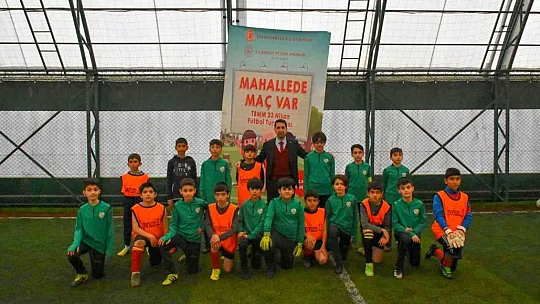 'Mahallede Maç Var' organizasyonu Elazığ'da da başladı
