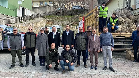 Elazığ'da 10 bin fidan dağıtıldı