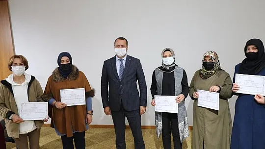 103 kadın üretici sertifikalarını aldı