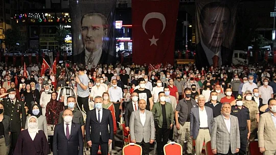 15 Temmuz Elazığ'da törenle kutlandı