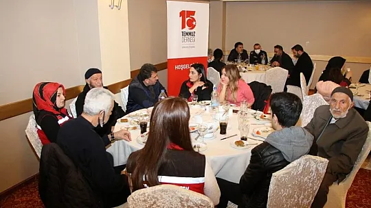15 Temmuz Derneği üyeleri şehit aileleriyle bir araya geldi