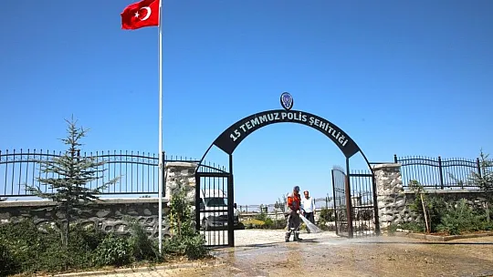 Elazığ Belediyesi 15 Temmuz'da şehitleri unutmadı