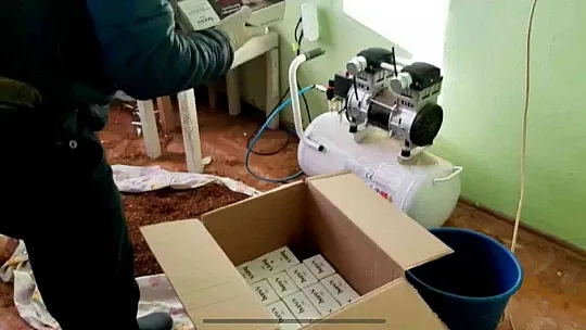 60 bin lira değerinde kaçak tütün ürünleri ele geçirildi