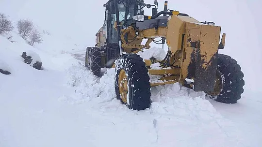 Yağan kar sonrası 86 köy yolu ulaşıma kapandı