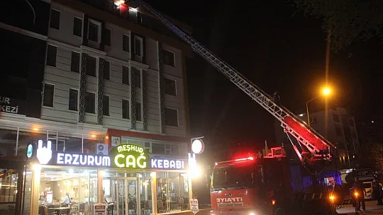 Lokantanın bacasında çıkan yangın korkuttu