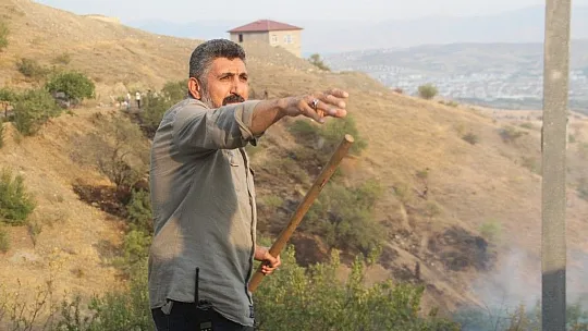 Bahçe yangınında 20 dönümlük alan zarar gördü