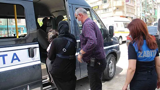 Elazığ Zabıtası dilenci avında