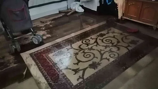 Kısa süreli yağmur Elazığ'ı felç etti