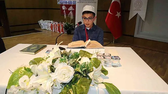 Kur'an-ı Kerim'i Güzel Okuma Yarışmasının birincileri belli oldu
