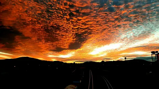 Elazığ'da gün batımı görsel şölene dönüştü