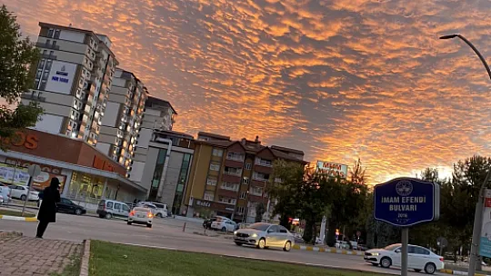 Elazığ'da gün batımı görsel şölene dönüştü