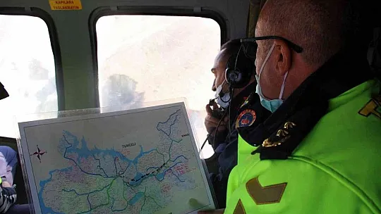 Trafik denetimleri hem karadan hem de havadan devam ediyor