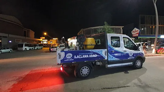 Elazığ Belediyesi haşerelere karşı ilaçlama çalışmalarını artırdı