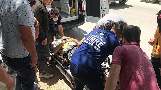 İnşaatın iskelesinden düşen işçi yaralandı