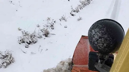 Elazığ'da karla mücadele başladı