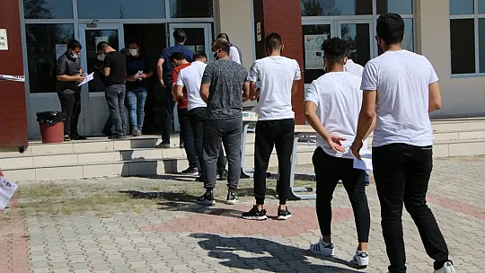 Korona virüs önlemleri altında KPSS heyecanı
