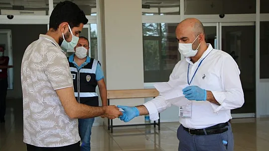 Korona virüs önlemleri altında KPSS heyecanı