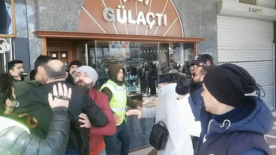 Araya polis girince gerginlik önlendi