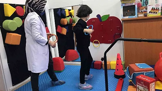 Otizmli çocuklar için duyu bütünleme odası kuruldu