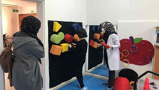 Otizmli çocuklar için duyu bütünleme odası kuruldu