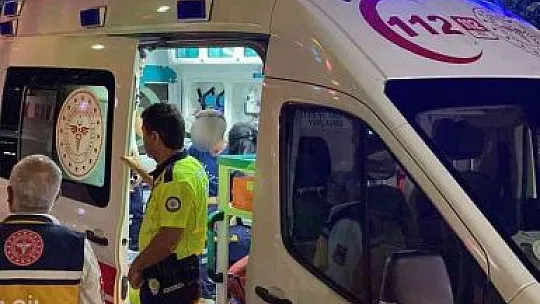 Elazığ'da otomobil park halindeki ticari araca çarptı: 1 yaralı