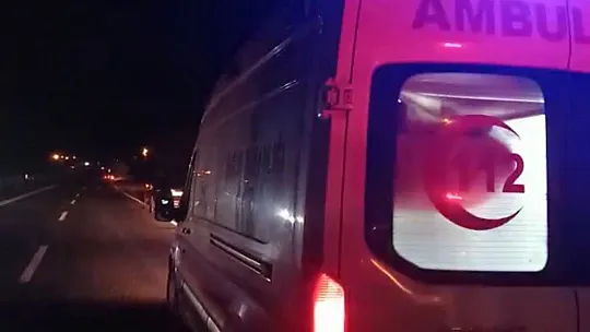 Kontrolden çıkan otomobil şarampole yuvarlandı