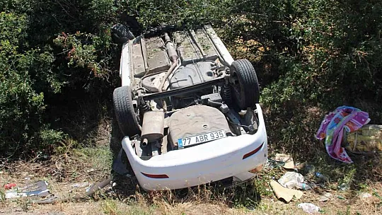 Elazığ'da otomobil takla attı: 6 yaralı