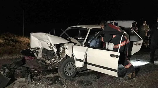Elazığ-Çemişgezek karayolunda feci kaza