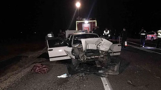 Elazığ-Çemişgezek karayolunda feci kaza
