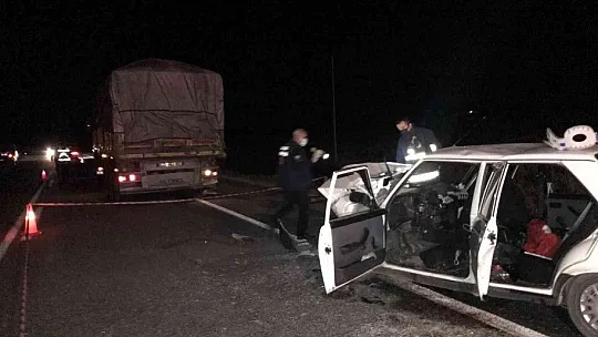 Elazığ-Çemişgezek karayolunda feci kaza